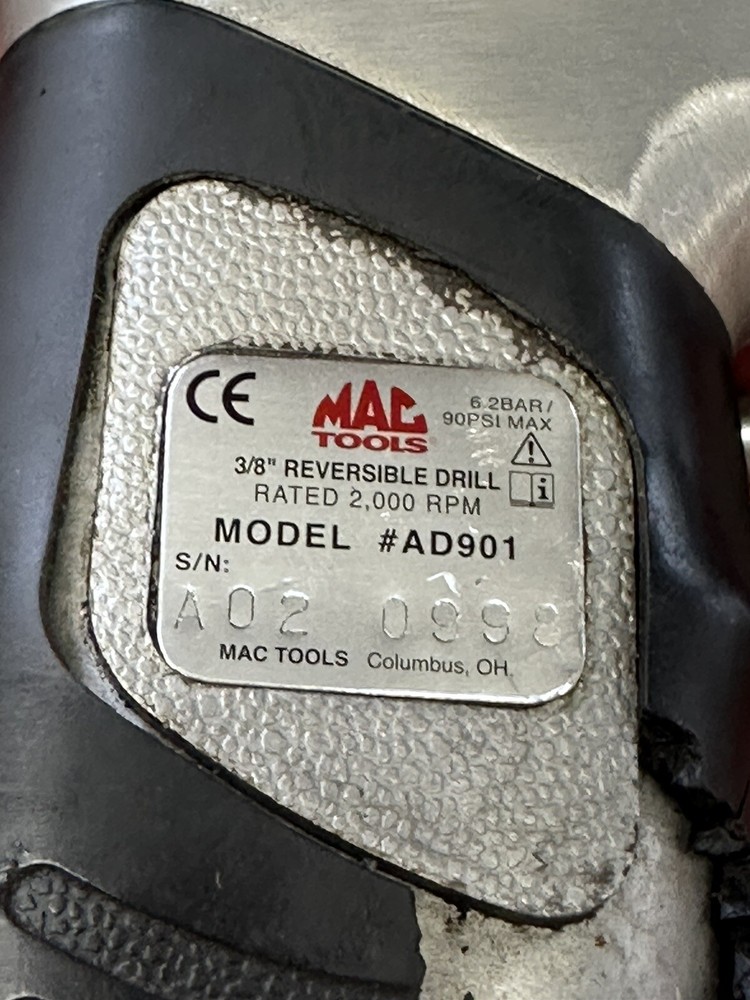 Mac Tools Air Drill Ad901