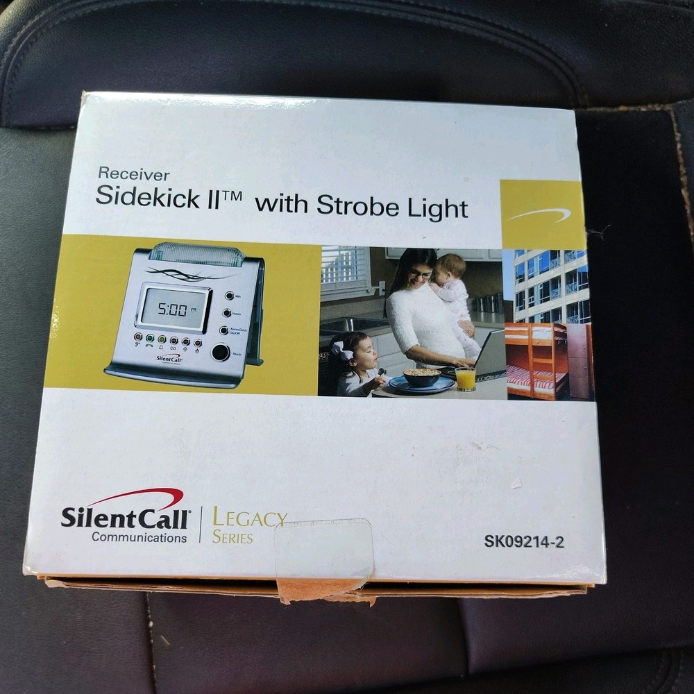 Silent Call Communications Receiver Sidekick II w/Strobe Light, Legacy Series.