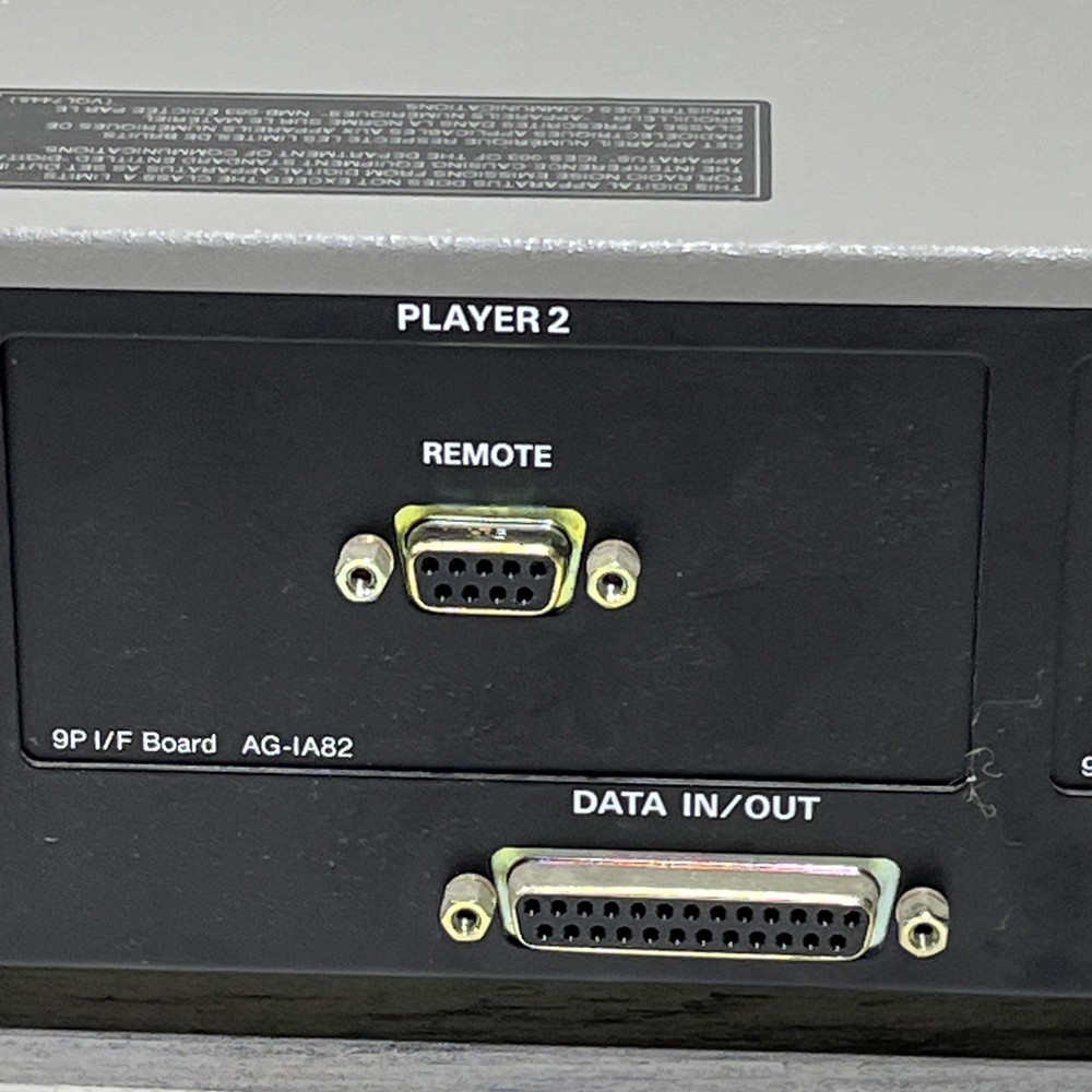 Panasonic AG-A800 Commercial Editing Controller System Powers On Untested *Read*