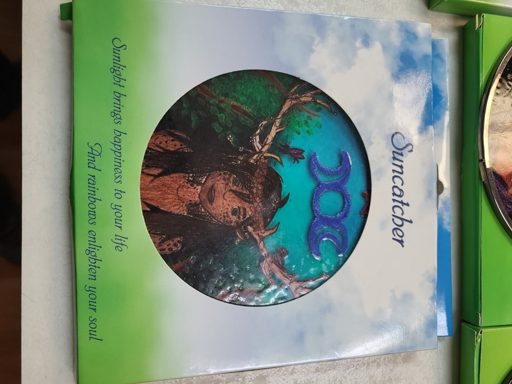 6 inch forest Goddess Suncatcher
