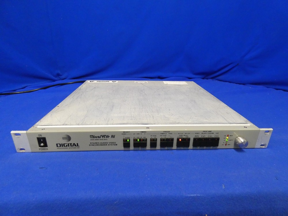 DPS MicroSYNC AVS-2400/AVS-2410 Stereo Audio/Analog Video Synchronizer System