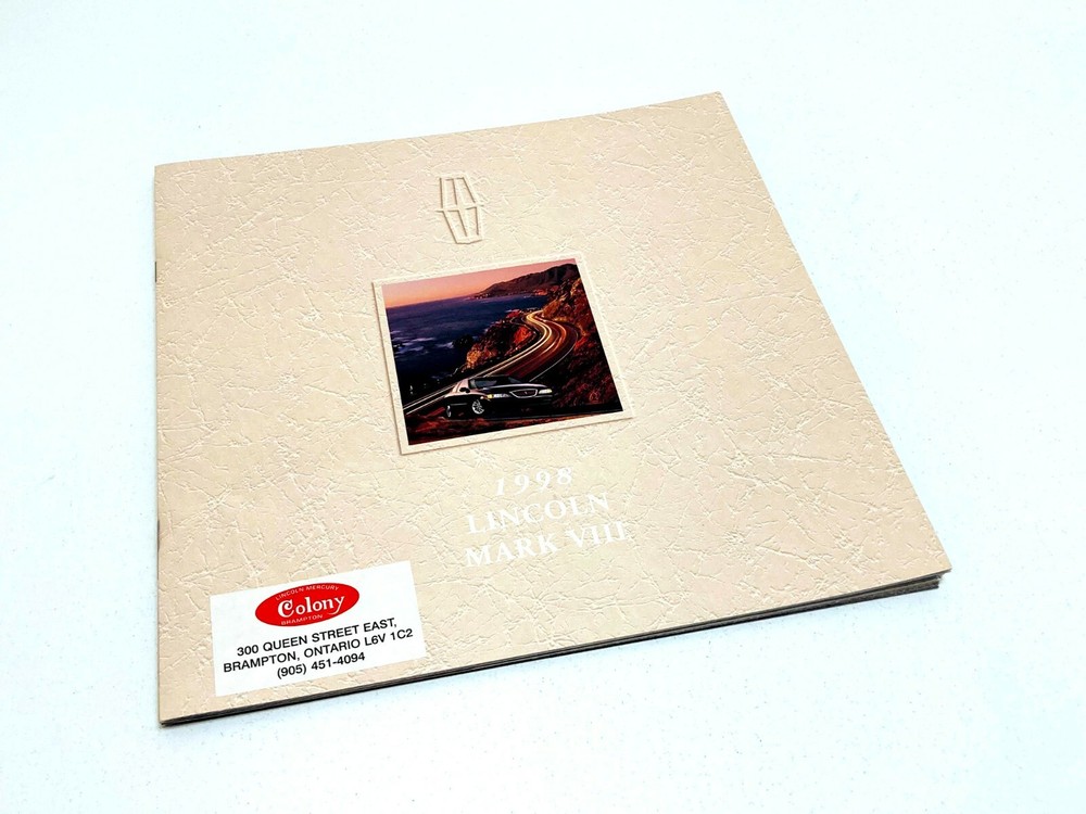 1998 Lincoln Mark VIII Brochure