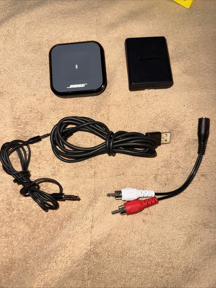 Bose Bluetooth Audio Adapter with Cables 418048 & Wall Adaptor PSA05F