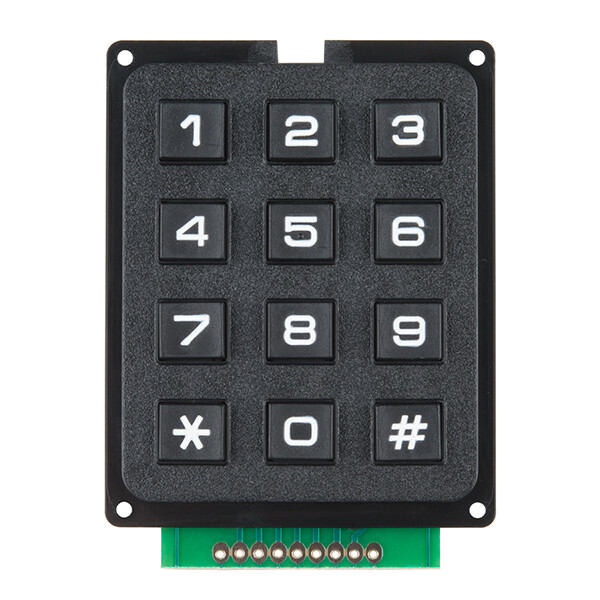 [ SparkFun COM-14662 ] Keypad - 12 Button