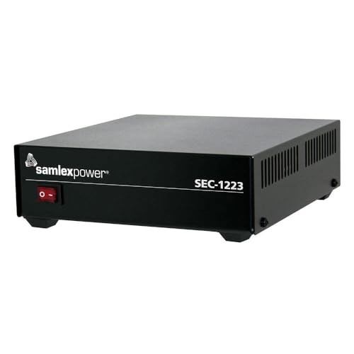 Samlex SEC1223 23 Amp AC DC Desktop Power Supply with Rear Binding Posts
