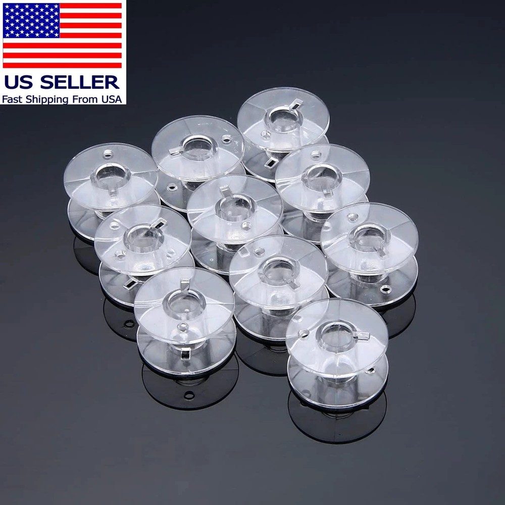 30Pack Plastic Sewing Machine Bobbins for Brother