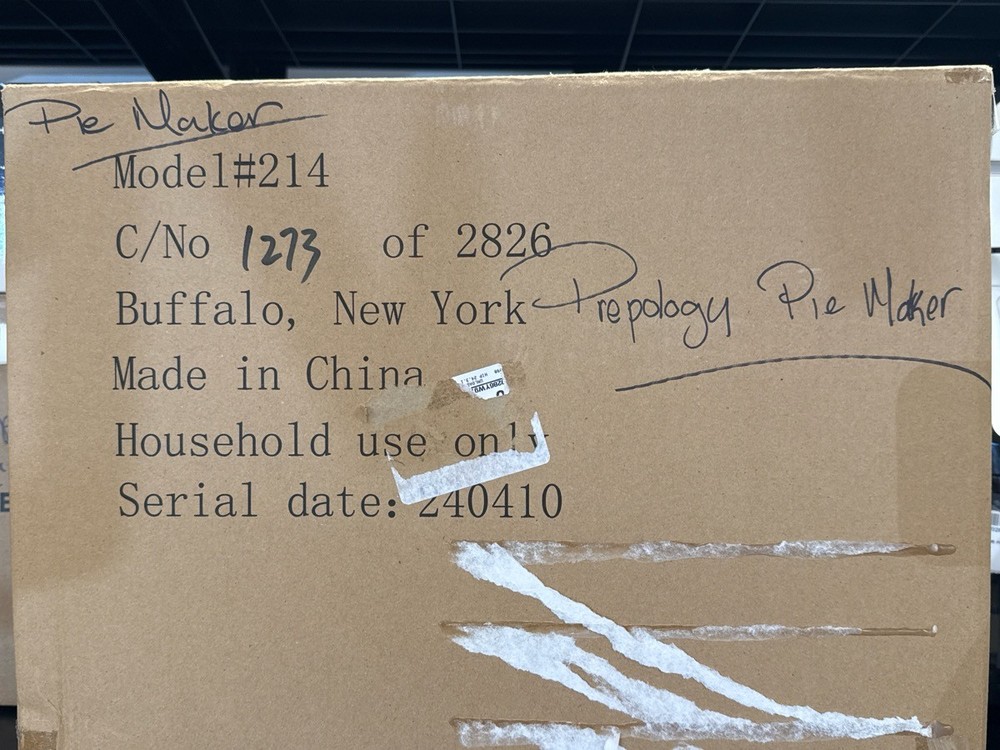 Prepology 9" Express Bakery Pie Maker WHITE EGGSHELL (TDW039671)