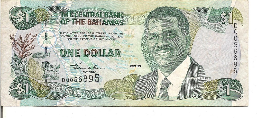 BAHAMAS, $1, #69, 2001