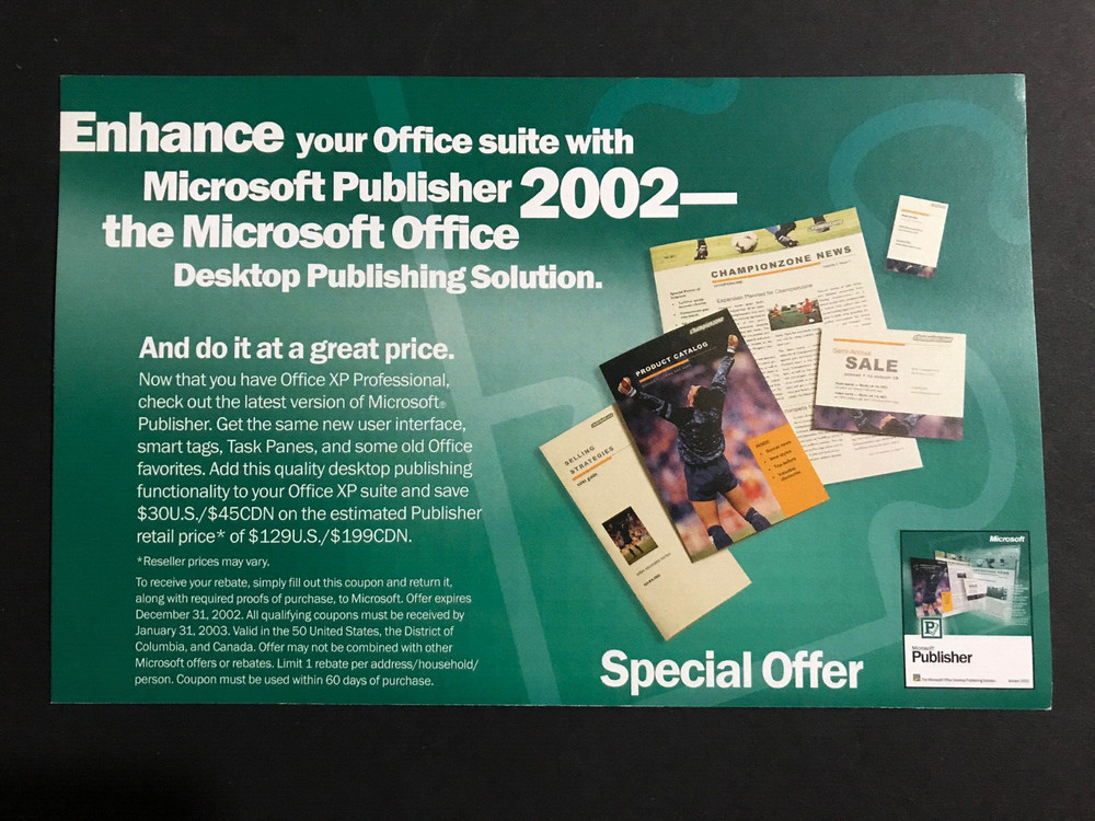 Microsoft Office XP Standard Version 2002 Standard & Visio