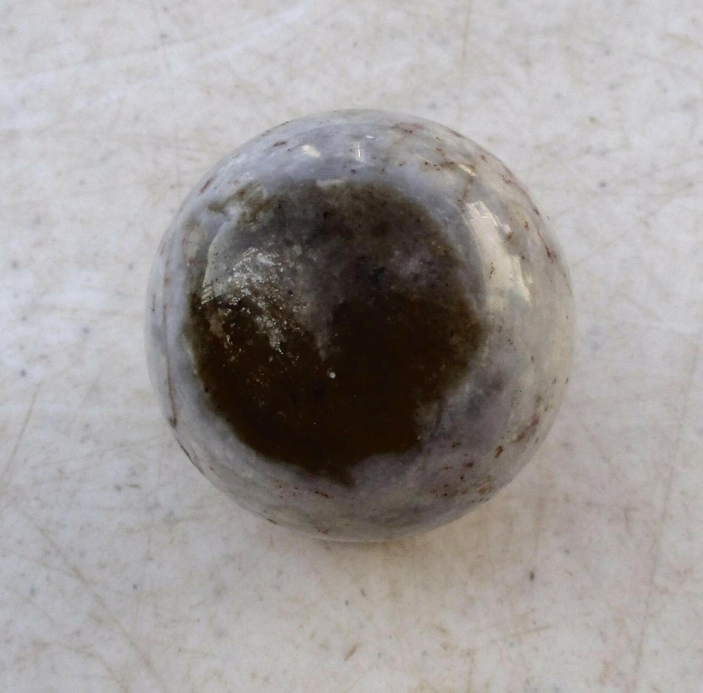 Fluorescent Chalcedony 35mm Sphere for Collection 4765