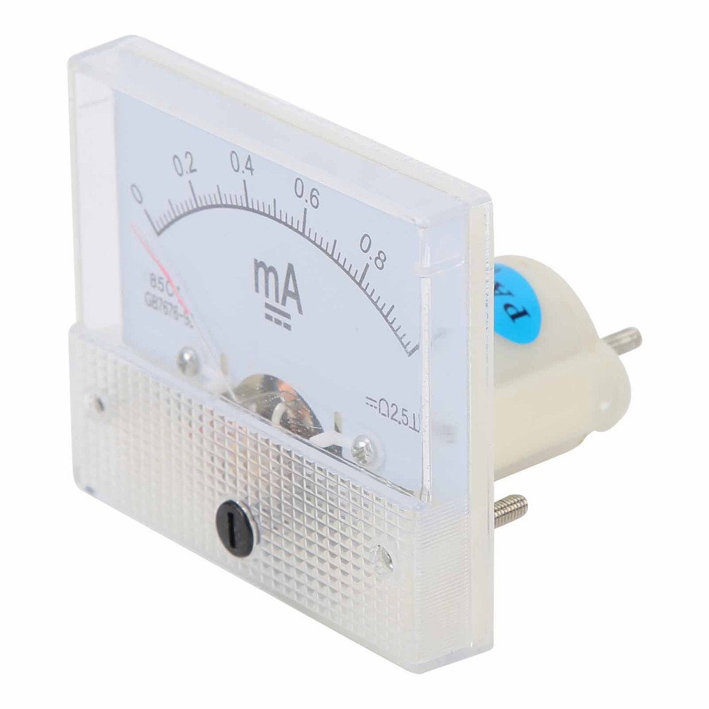 85C1 DC 0~1MA Pointer DC Ammeter Current Measuring Meter Pointer DC Ammeter
