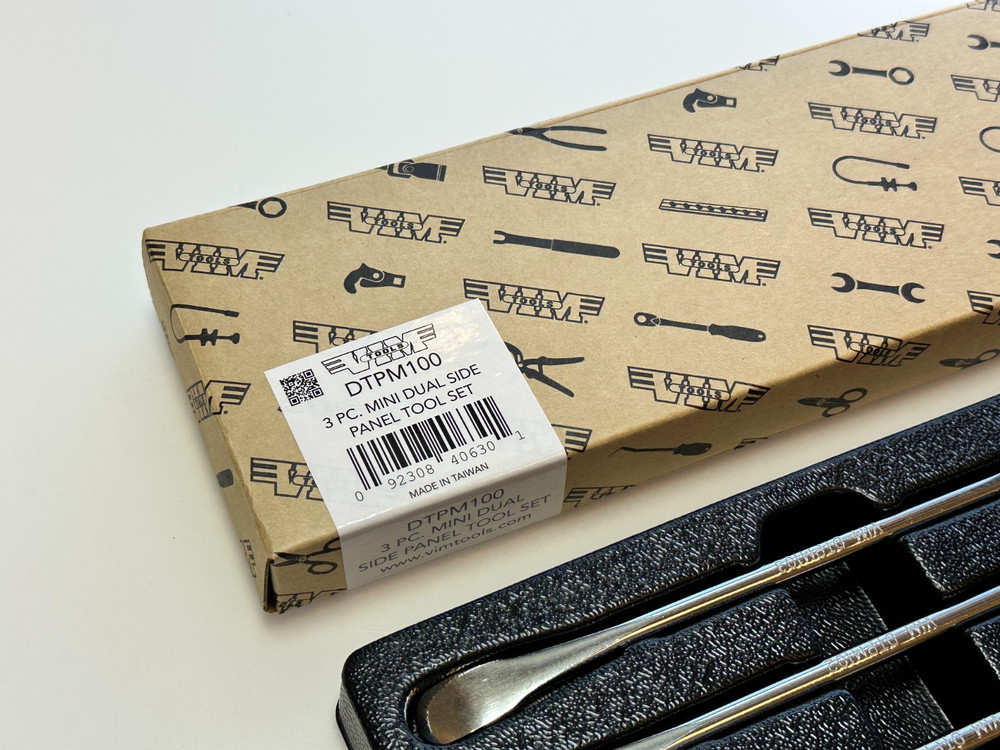 VIM Tools DTPM100 3pc Mini Precision Double Sided Panel & Trim Tool Prying Set