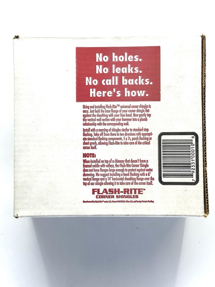 FlashRite Corner Shingle 20 Pack