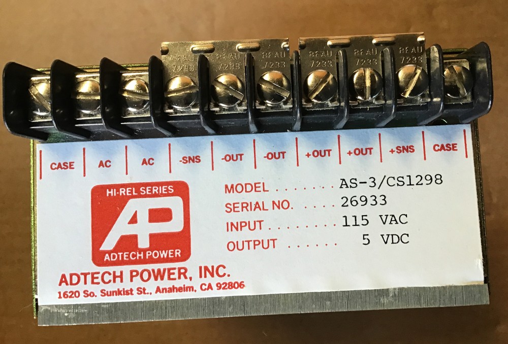 Adtech Power   Power Supply AS-3/CS1298
