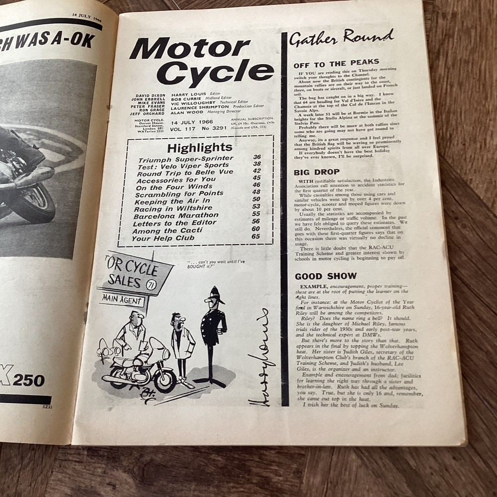 The Motor Cycle magazine 1966