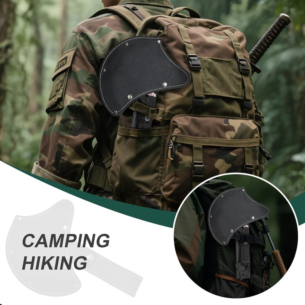 Outdoor 13" Camping Hatchet,Multi Functional Shock-Absorbing Hand Pattern