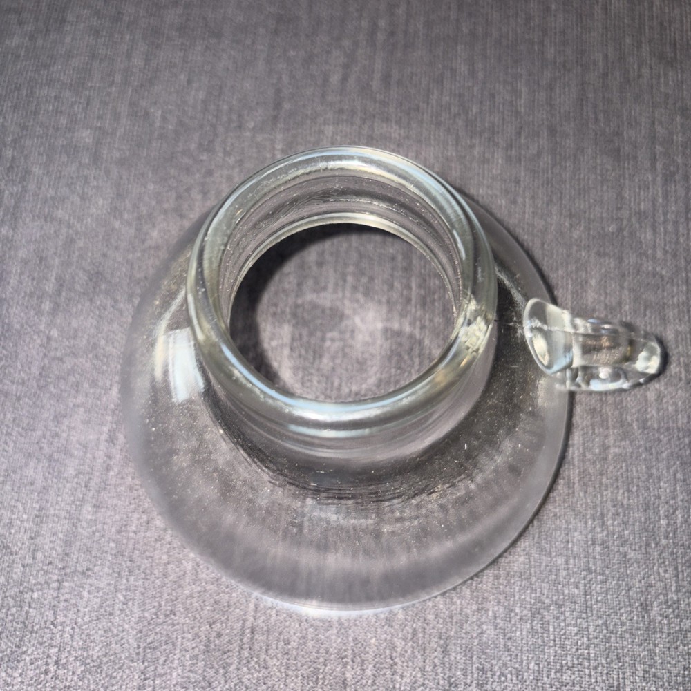 Vintage Glass Canning Funnel Finger Loop Handle Kitchen