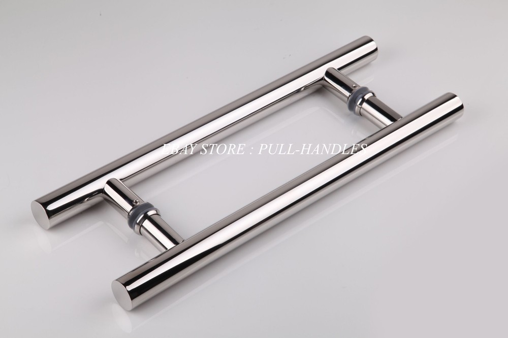 Door Hardware Polished Chrome Pull Handles Bar Pulls Entry Entrance Storefront