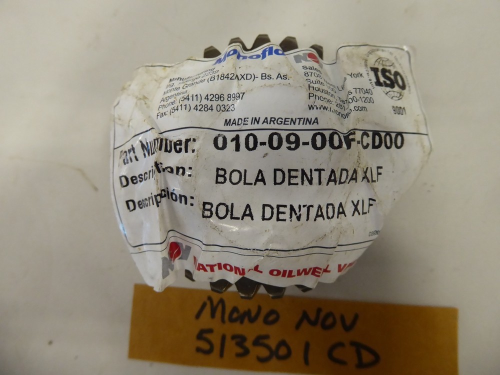 Monoflo Nov 010-09-00F-CD00 Gear Bola Denta Da XLF 513501CD