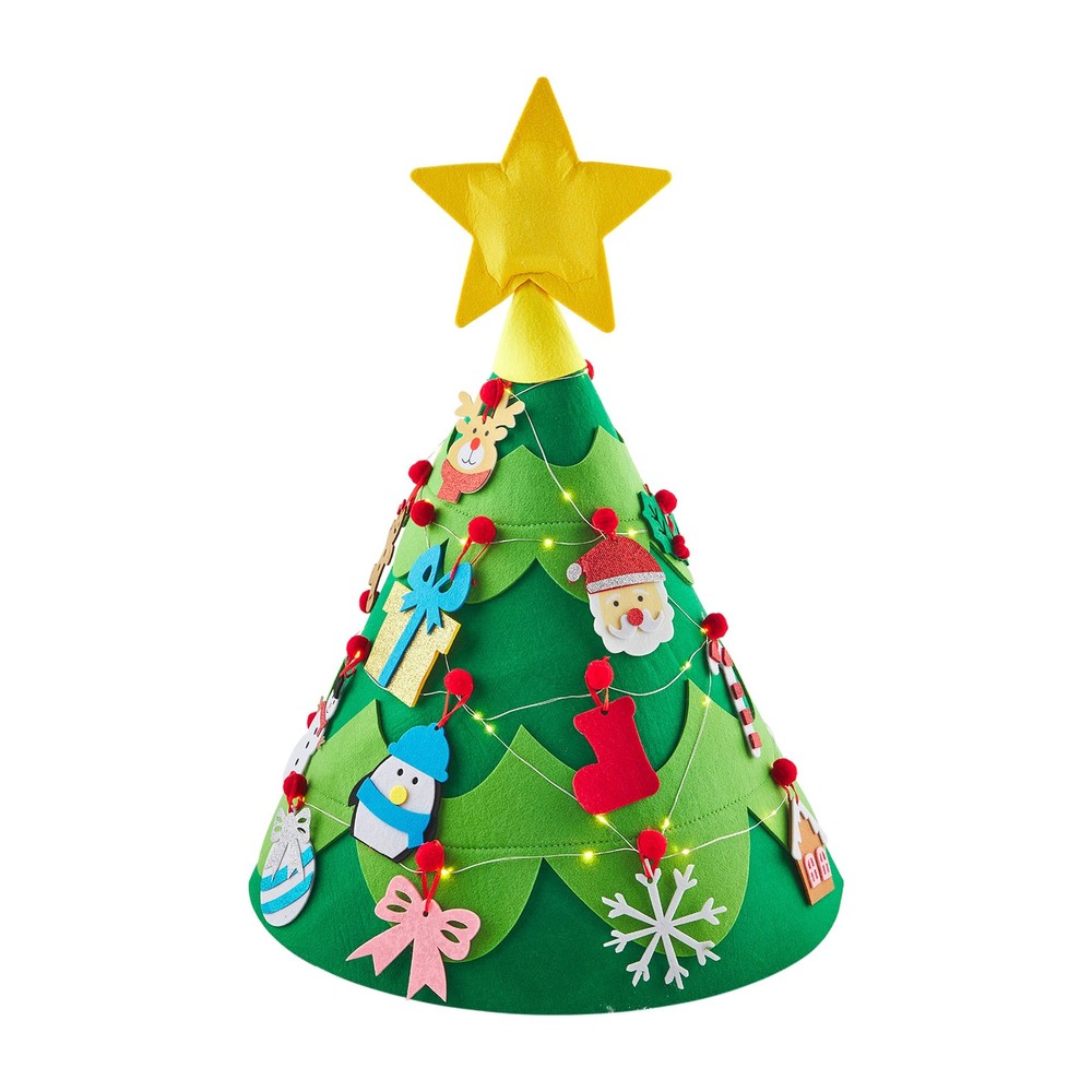 Mud Pie Felt Christmas Tree 2ft 2in, Green