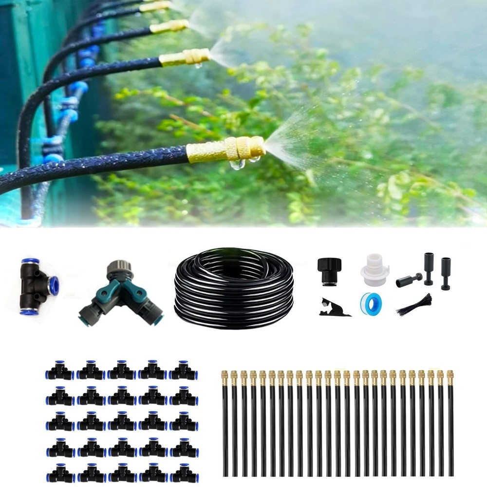 New drip Irrigation kit, Automatic Garden Watering System, Quick Connector an...