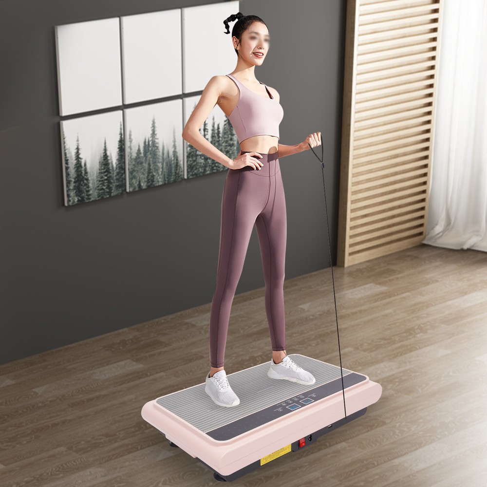 200W Vibration Plate Exercise Machine Whole Body Exercise LCD display Gift 110V