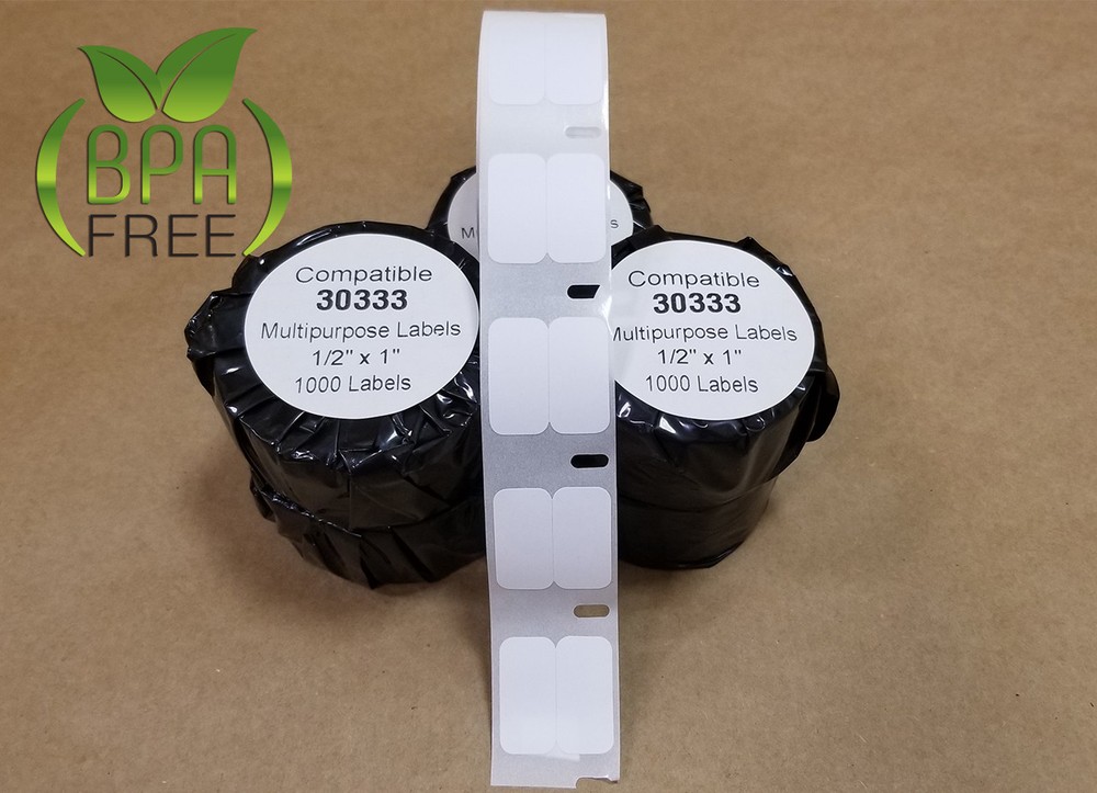 1000 Labels 20 Rolls Compatible w/ Dymo® Printers 30333 Address Multi Labeling