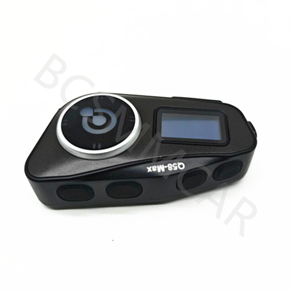 Motorcycle Intercom Helmet Bluetooth Headset LCD Display Screen Waterproof