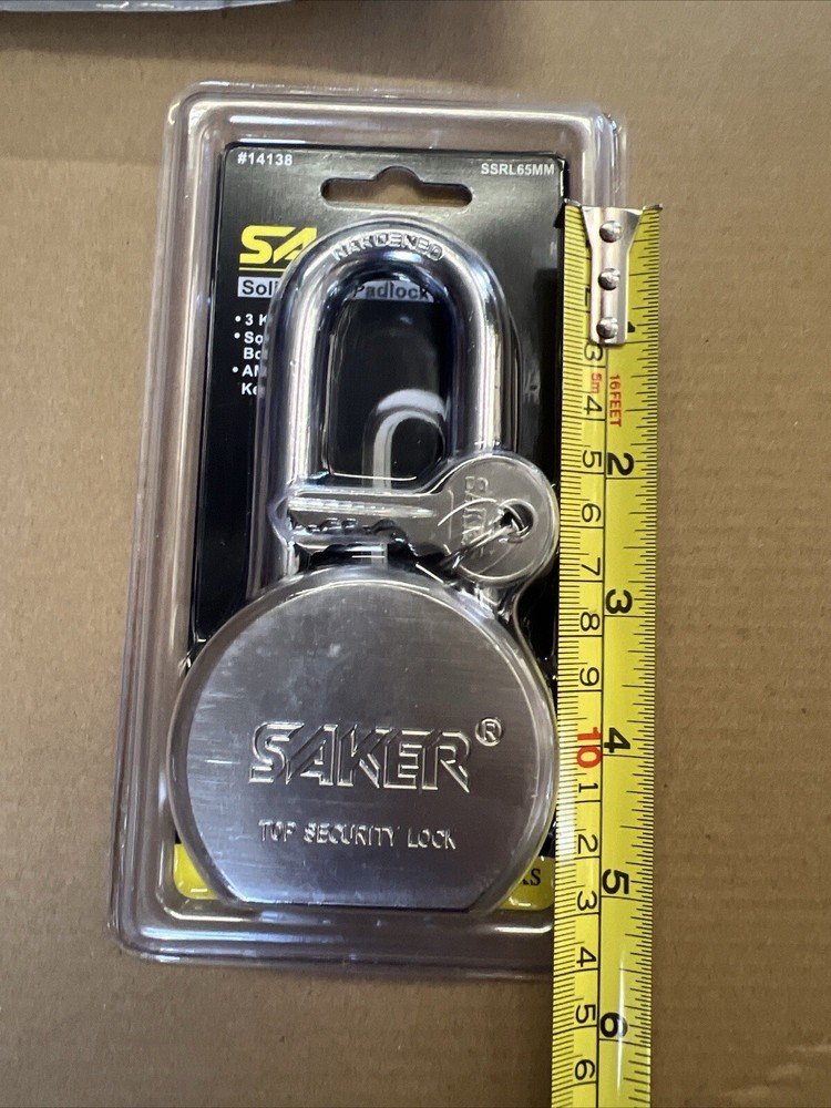 Heavy Duty Long Shank Saker Lock