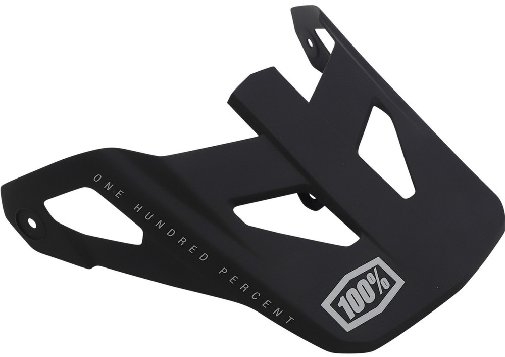 100% Status Youth MTB Helmet Replacement Visor/Peak Black/Meteor