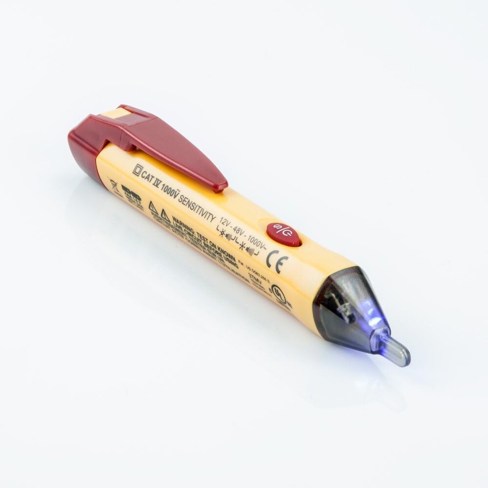 Compact Dual-Range Non-Contact Voltage Tester - 12-1000V Voltage Detection