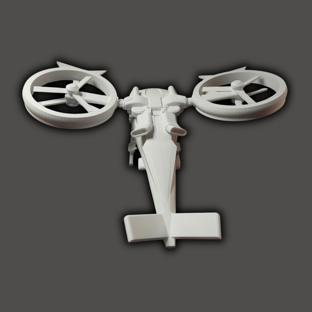 Samson Aerospatial Avatar Helicopter with interior 1:48 Scale DIY model kits