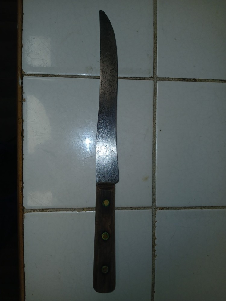 Hammer Forged 8" Blade with wood handle