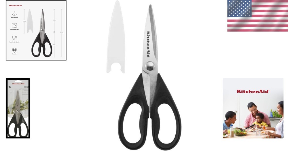 All Purpose Kitchen Shears Black