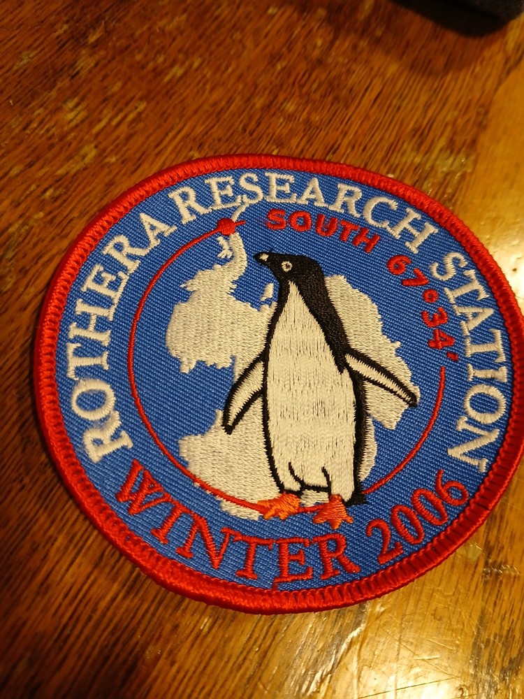 Antarctic Winterers Patch - Rare BAS Rothera 2006