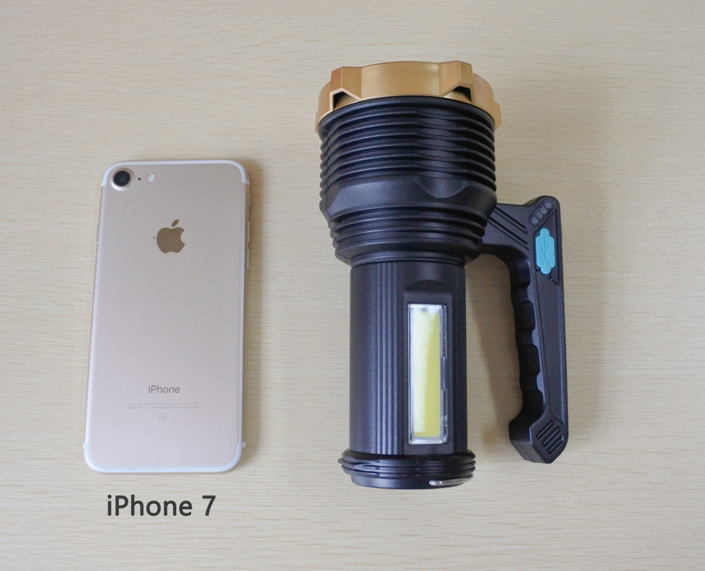 Super Bright 22000000LM LED Flashlight High Powered Torch USB Rechargeable Lamp