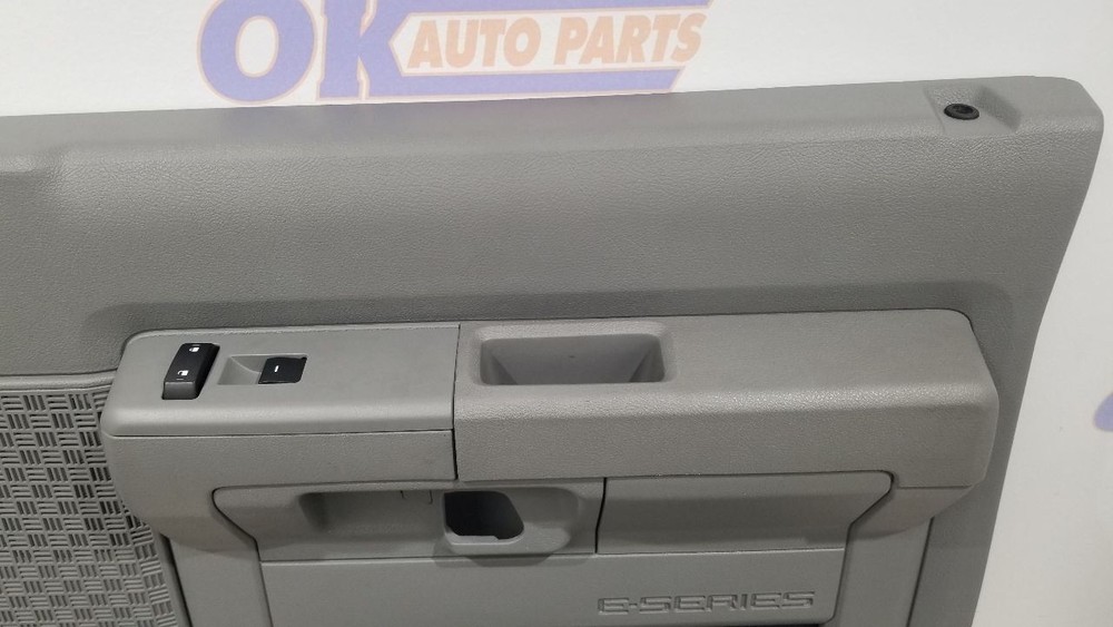 24 FORD E350 SUPER DUTY DOOR PANEL FRONT RIGHT PASSENGER GRAY