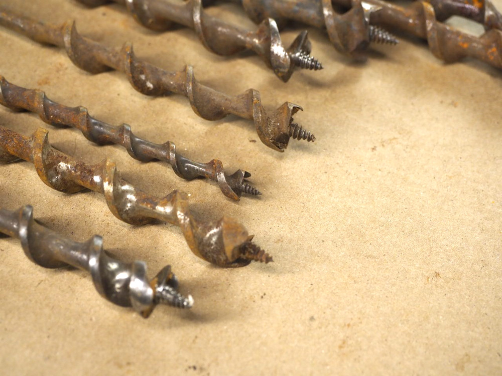 Auger bit hand brace drill bits