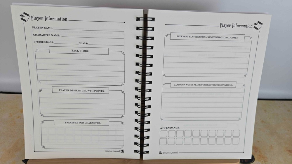 The Game Master's Dungeon Journal - DnD Dungeon Master Notebook - Blue