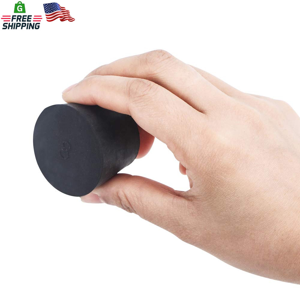 5-Pack (Same Size) Solid Rubber Stoppers - Size #8-42Mm (1.65In) X 32Mm (1.25In)