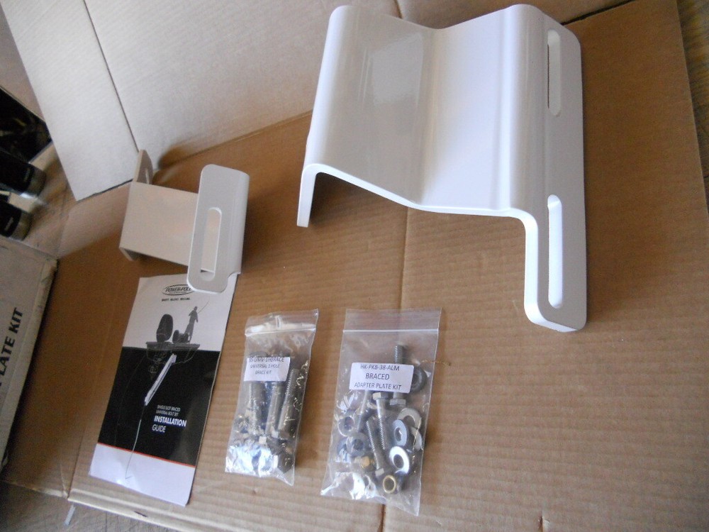 Power-Pole Adapter Braced Kit S-2-3 PORT White