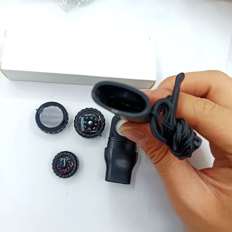 Camping Adventure Compasses LED Light Survival Tool Loud