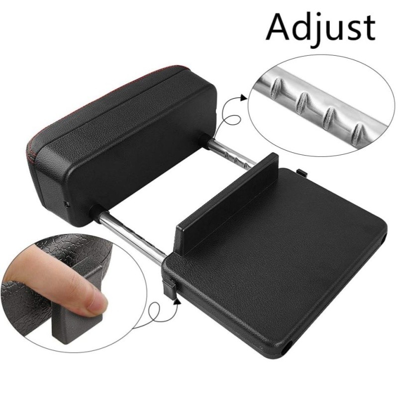 Car Armrest Support Elbow Rest Pad Armrest Extender Adjustable Armrest Height