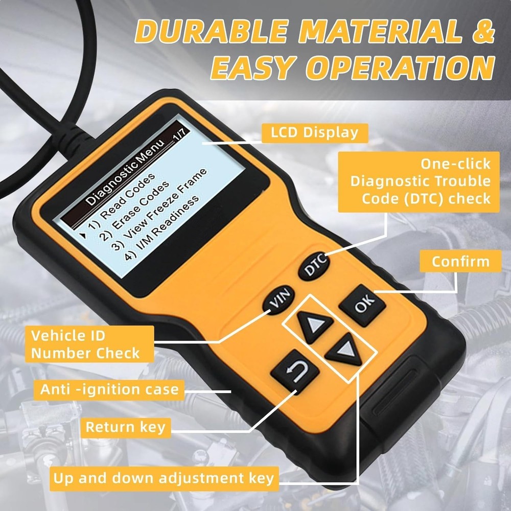 OBD2 Motorcycle Engine Fault Code Scanner Diagnostic Tool For Harley Davidson