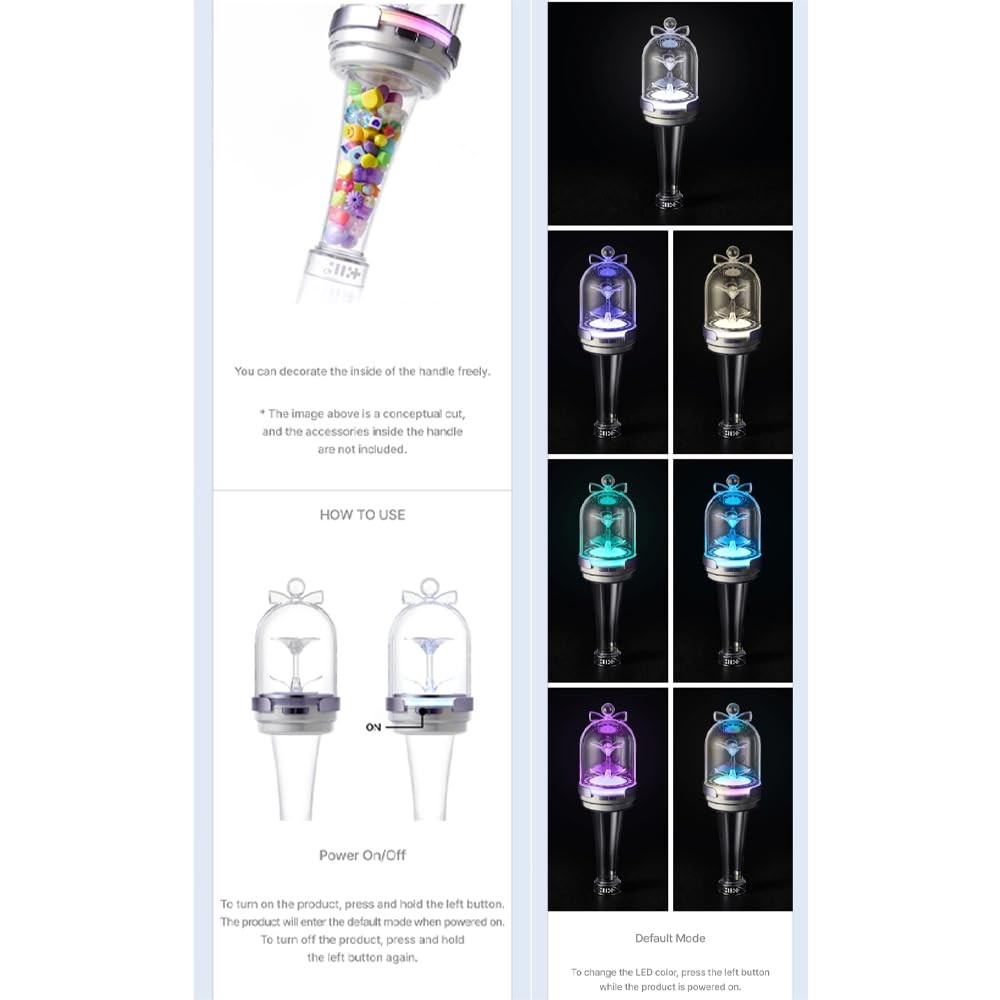 ILLIT Official Lightstick + 3 Extra photocards Set