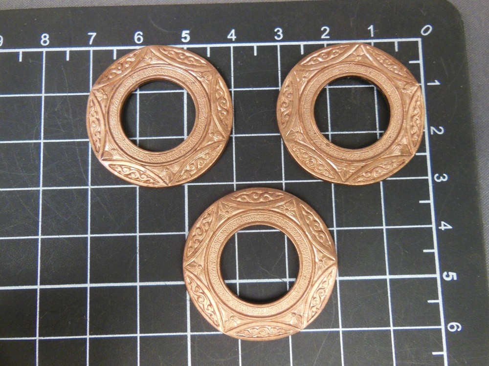 round frame (3) Brass stamping jewelry finding (osb0083)