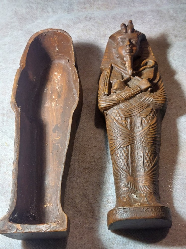 miniature of egyptian mummy case