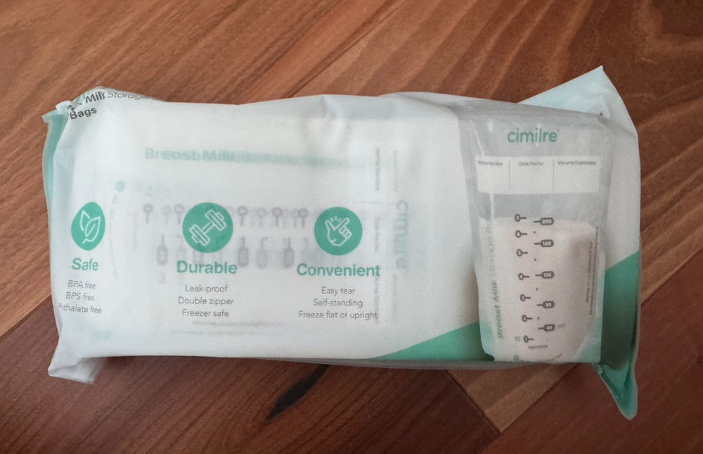 breast milk storage 120 bags