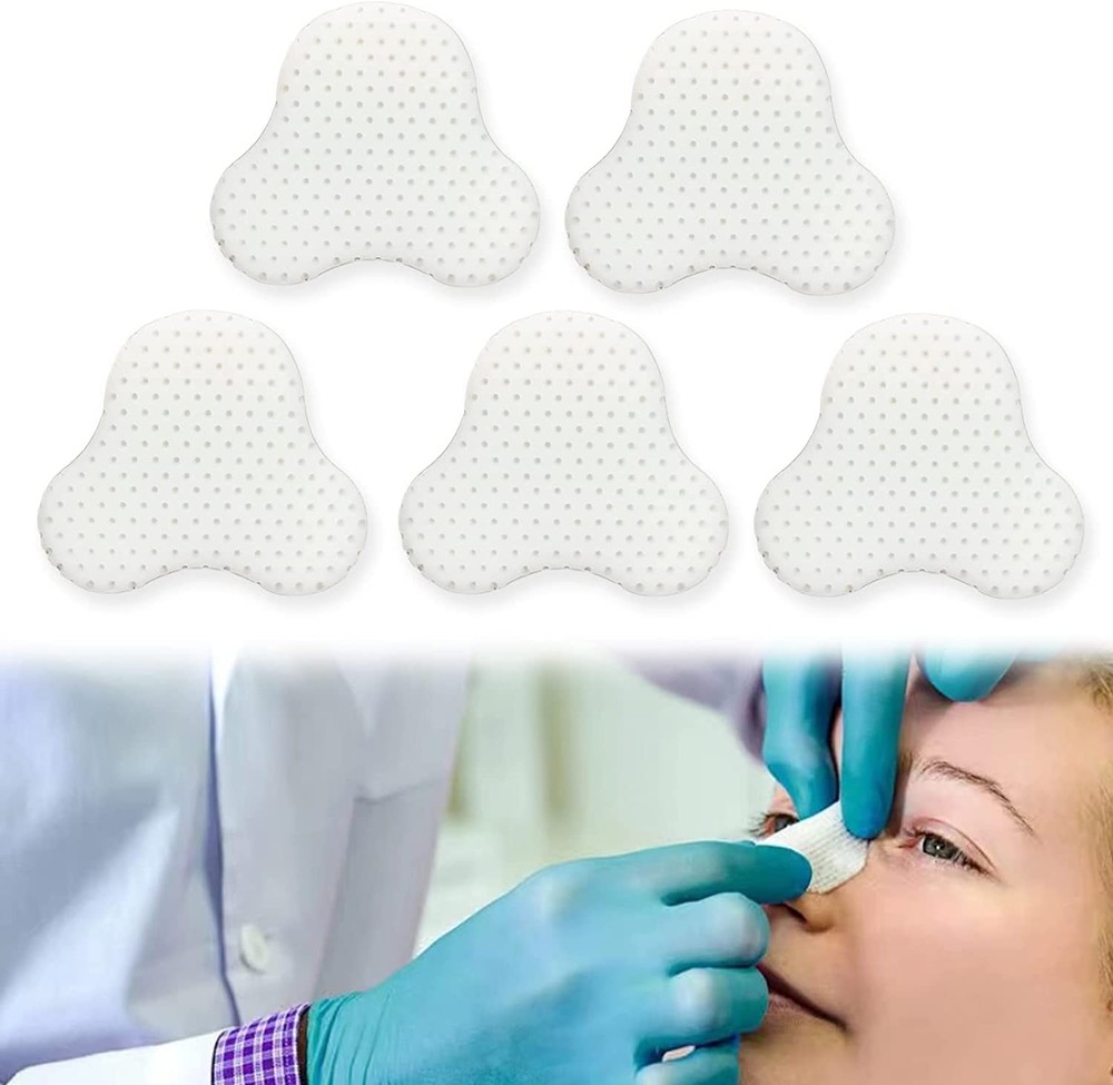5 Pcs Thermoplastic External Nasal Splints - 2.7" x 3.1" Nose Support Protect
