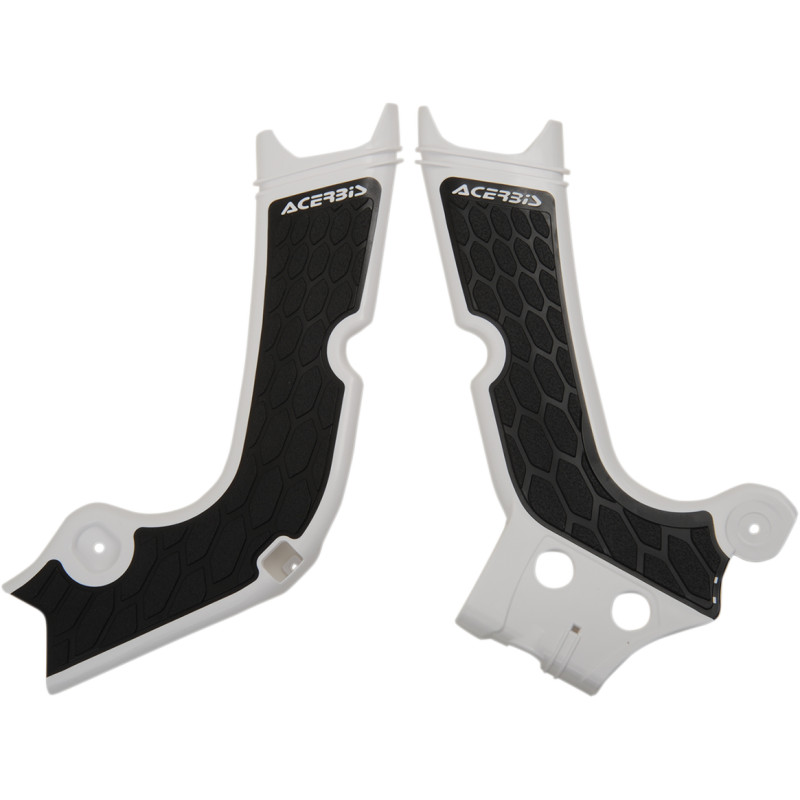 Acerbis - 2630711035 - X-Grip Frame Guards, White/Black